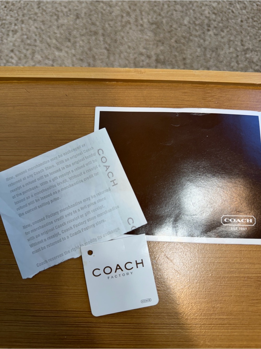 Coach Signature Canvas Satchel with Pink Leather Accents - Picture 6 of 7